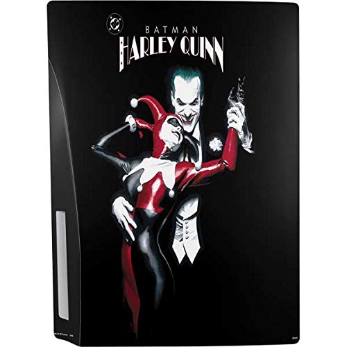 Skinit Decal Gaming Skin Compatible with PS5 Bundle - Officially Licensed DC Comics The Joker Batman: Harley Quinn Cover #1 Art by Alex Ross. Piece Also Known as Tango with Evil Design