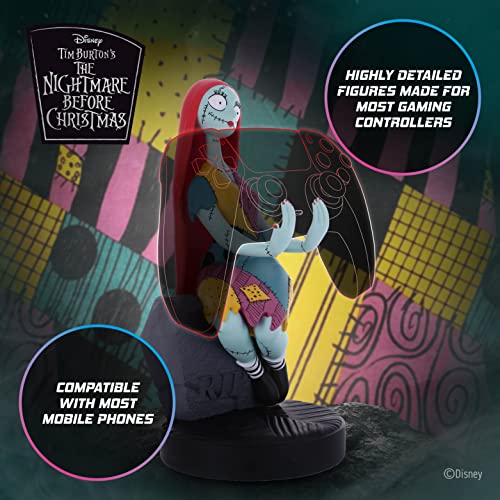 Cable Guys - Disney Nightmare Before Christmas Sally Gaming Accessories Holder & Phone Holder for Most Controller (Xbox, Play Station, Nintendo Switch) & Phone