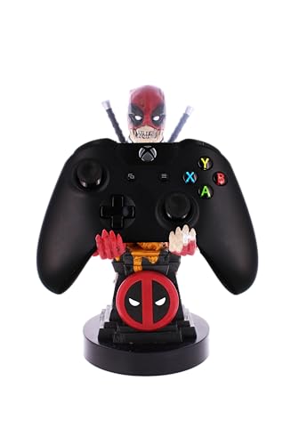 Cable Guys - Marvel Deadpool Zombie Gaming Accessories Holder & Phone Holder for Most Controller (Xbox, Play Station, Nintendo Switch) & Phone
