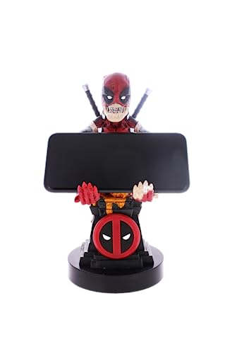 Cable Guys - Marvel Deadpool Zombie Gaming Accessories Holder & Phone Holder for Most Controller (Xbox, Play Station, Nintendo Switch) & Phone