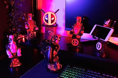 Cable Guys - Marvel Deadpool Zombie Gaming Accessories Holder & Phone Holder for Most Controller (Xbox, Play Station, Nintendo Switch) & Phone