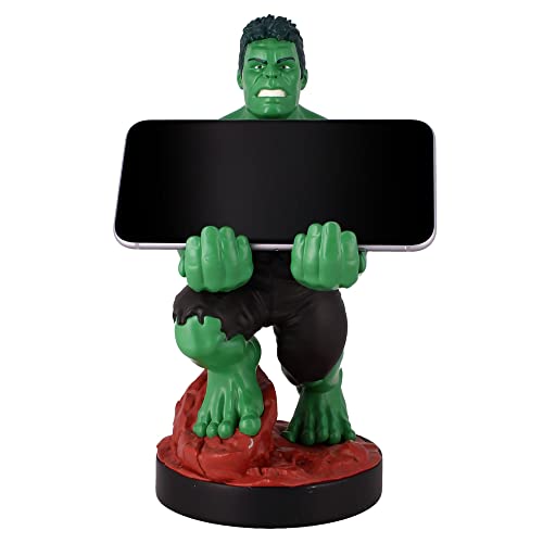 Exquisite Gaming Cable Guys: Marvel Avengers Hulk Phone Stand & Controller Holder - Officially Licenced Figure