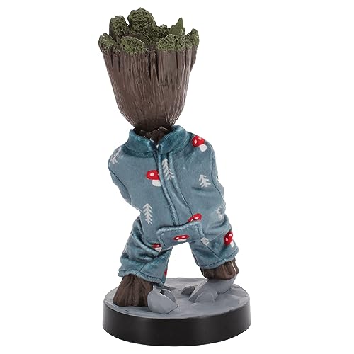 Exquisite Gaming: The Guardians of The Galaxy: Toddler Groot in Pajamas -Original Gaming Controller & Phone Holder, Cable Guys, Marvel Licensed Figure