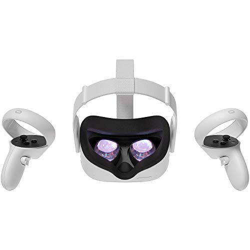 Oculus Newest Quest 2 VR 256GB Bundle for Family Christmas Holiday Entertainments, Advanced All-in-One Virtual Reality Gaming Headset — 4 Colors Glasses Cleaning Cloth