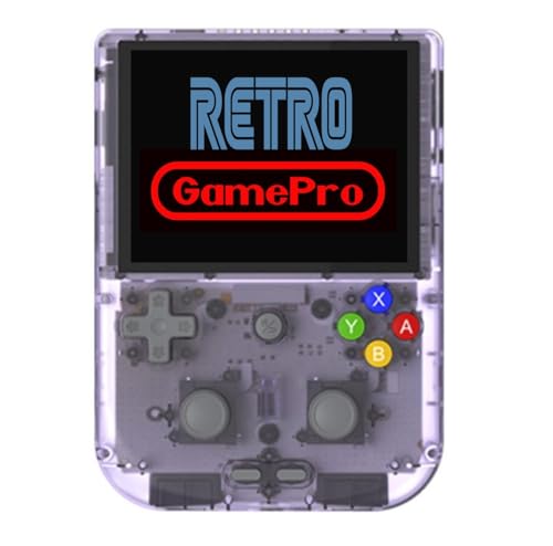 RG405V Retro Handheld Game, Android 12 Built-in 128G TF Card 3172 Games,4 inch IPS Touch Screen with Game Front-end,RG405V Supports 5G WiFi Bluetooth 5.0 (Transparent Purple)