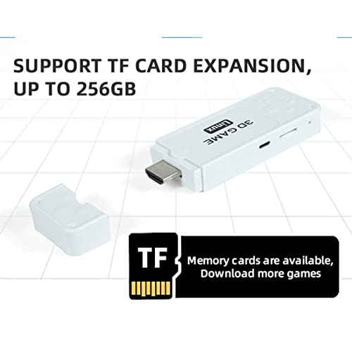 Y6 Retro Video Game Stick Built-in 10,000 Games, HD 4K 128G Arcade Y6 Plug and Play TV Video Game Console Emulators with 2.4G Controllers for Boys Adults