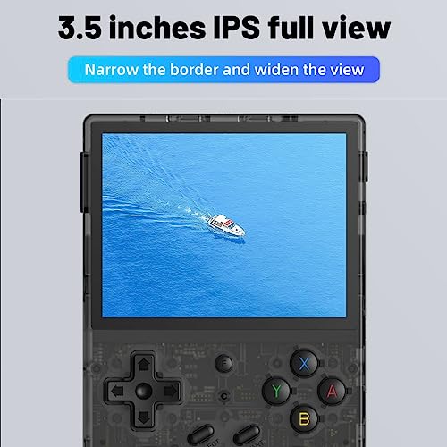 XP-lode RG353VS Retro Video Handheld Game Console Linux System, 3.5 Inches IPS Screen 64G TF Card Preload 4450 Classic Games RK3566 64bit Gaming Console Compatible with Bluetooth 4.2 and WiFi