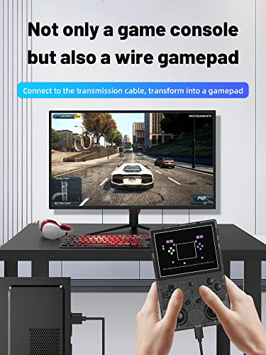 XP-lode RG353VS Retro Video Handheld Game Console Linux System, 3.5 Inches IPS Screen 64G TF Card Preload 4450 Classic Games RK3566 64bit Gaming Console Compatible with Bluetooth 4.2 and WiFi