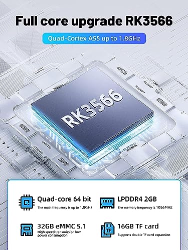 RG353V Emulator Handheld Game Console 17000+ Classic Games 64G Card, 3.5-Inches Display Dual OS Android 11, Linux System Support , RK3566 Chip(RG353V- Dual OS - Black)