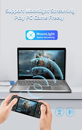 RG405M Retro Game Player Android 12 Handheld Game Console 4’’ IPS Touch Screen Resolution 640*480 Built-in Hall Joystick 128G TF Card with 3170+ Retro Games 64-bit Classic Game Console