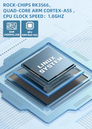 X55 Handheld Game Console with 5.5-Inch IPS Screen,HDMI Output RK3566 CPU, 4000mAh Battery Retro Portable Game Console for Kids and Adults（Black）