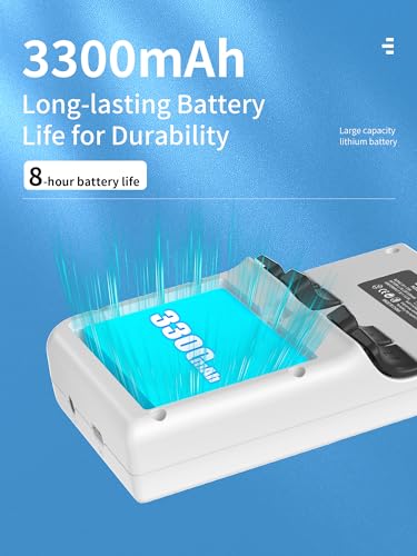 RG35XX Plus Retro Handheld Game Console 3.5 inch IPS Screen 3300mAh Battery Linux Players Built-in 64G Card 5515 Classic Games Support Wireless Wired Controller (RG35XX Plus White)