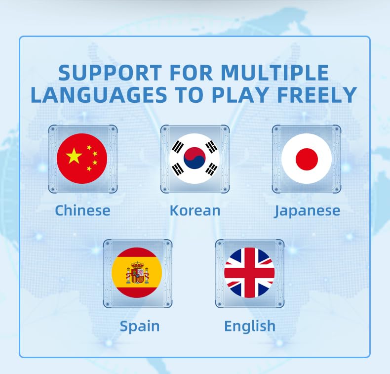 X55 Handheld Game Console with 5.5-Inch IPS Screen,HDMI Output RK3566 CPU, 4000mAh Battery Retro Portable Game Console for Kids and Adults（Black）