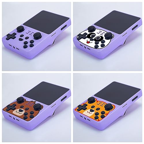Purple Powkiddy RGB20S Handheld Game Console Custom-Made Model (128G 20000 Games)