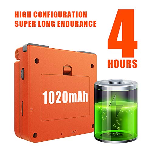 GoolRC Flip Handheld Console 3-inch IPS Screen Open System Game Console with 16G TF Card Built in 2000 Games Portable Mini Retro Game Console for Kids Yellow