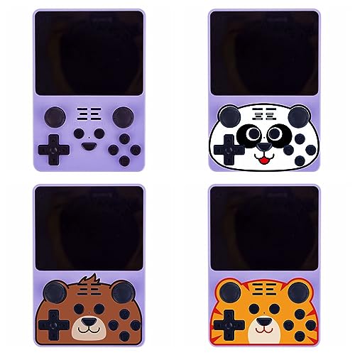 Purple Powkiddy RGB20S Handheld Game Console Custom-Made Model (128G 20000 Games)