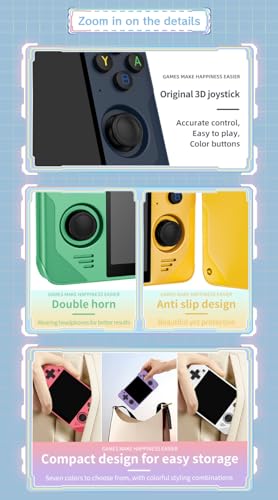 Powkiddy RGB30 Handheld Game Console - 20,000 Games, 4-inch HD Screen, RK3566 CPU, 16G+128G, WiFi/Bluetooth - Suitable for Kids and Adults,Yellow