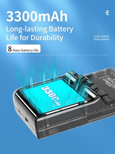 RG35XX Plus Handheld Game Console with Storage Bag, 3.5 in IPS Screen Linux OS 3300mAH Battery 64+128G TF Card with 10000+ Games, Support HDMI TV Output 5G WiFi Bluetooth 4.2