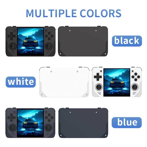 RGB30 Handheld Game Console 4 inch IPS Retro Hand-held Games Consoles Hand Held Video Game Preinstalled System Support Multiplayer WF BT RK3566 128GB White