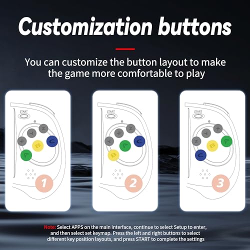 RG ARC D Retro Handheld Game Console , Dual OS Android 11 and Linux System with 128G SD Card 4541 Games Support 5G WiFi 4.2 Bluetooth Moonlight Streaming and HDMI Output (Black)