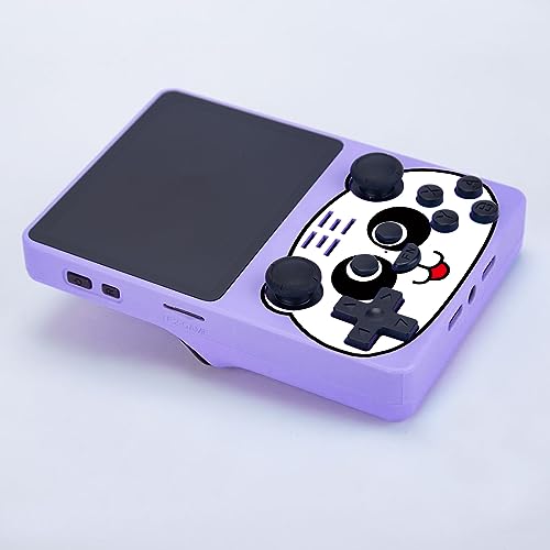 Purple Powkiddy RGB20S Handheld Game Console Custom-Made Model (128G 20000 Games)