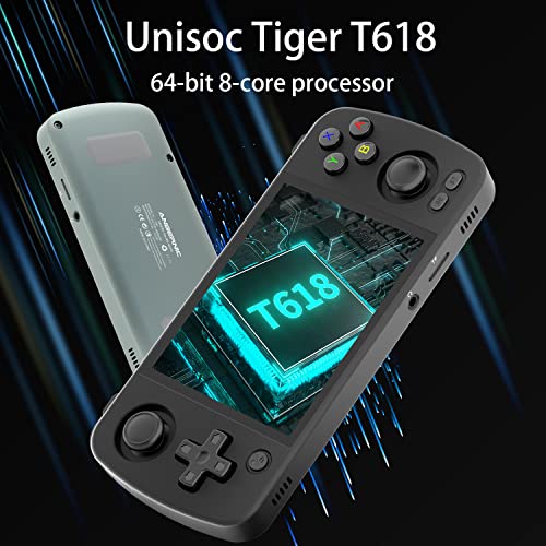 RG405M Retro Handheld Game Aluminum Alloy, Android 12 Built-in 128G TF Card 3172 Games,4 inch IPS Touch Screen with Game Front-end,RG405M Supports OTA Wireless Upgrade
