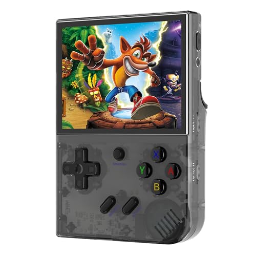 New RG35XX Plus Retro Handheld Game Console - Upgraded Chip - Linux System - 3.5 Inch IPS Screen - Built-in 64G TF Card 5515 Games - 3300mAh Battery - Support HDMI TV Output 5G WiFi Bluetooth 4.2