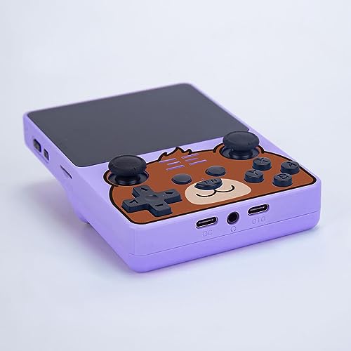 Purple Powkiddy RGB20S Handheld Game Console Custom-Made Model (128G 20000 Games)