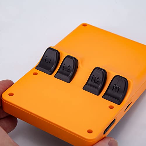 Petforu Powkiddy RGB20S Handheld Retro Game Console with Built-in Games (64G 15000 Games White)