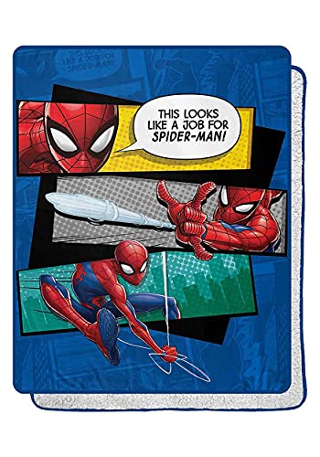 Northwest Spider-Man Silk Touch Sherpa Throw Blanket, 40" x 50", This Looks