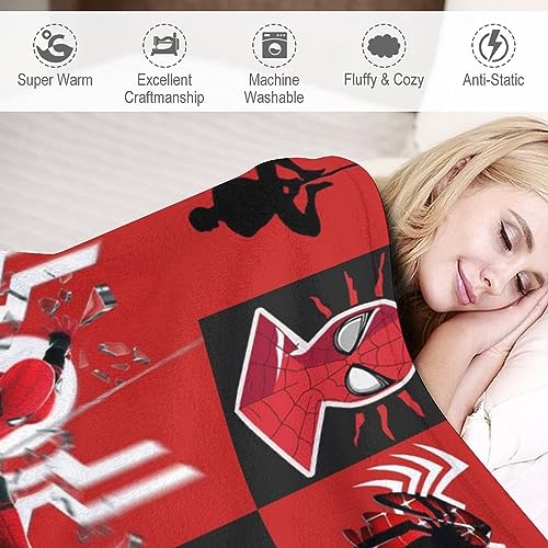 Soft Cozy Throw Blanket Cute Blankets Lightweight All-Season for Couch Car Bed Unique Gift 50"X40"