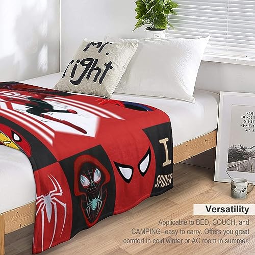Soft Cozy Throw Blanket Cute Blankets Lightweight All-Season for Couch Car Bed Unique Gift 50"X40"