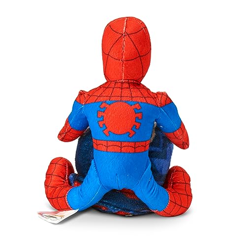 Northwest Character Hugger Pillow & Silk Touch Throw Blanket Set, 40" x 50", Spider-Man - Fearless Spidey