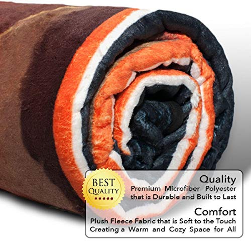 Marvel Black Panther Wakanda Forever Lightweight Fleece Throw Blanket | 45 x 60 inches