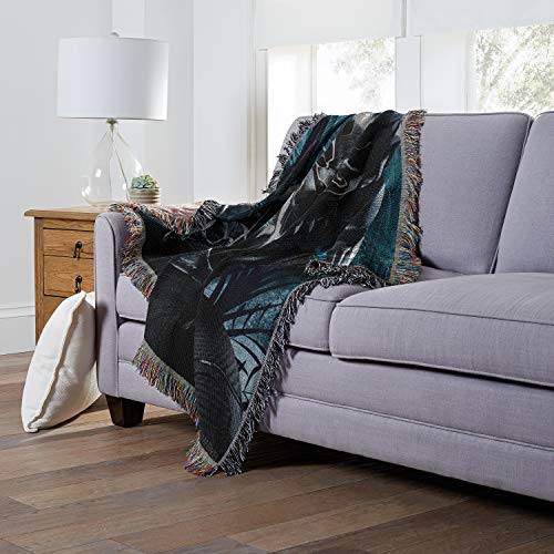 Northwest Black Panther Woven Tapestry Throw Blanket, 48" x 60", Ripper