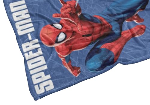 Disney Spiderman Web Fleece Blanket Throw Super Soft Bed Accessories Gift for Boys Kids Marvel Hero