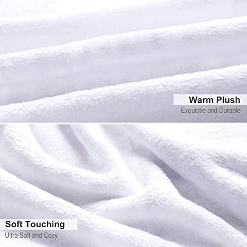 Soft Cozy Throw Blanket Cute Blankets Lightweight All-Season for Couch Car Bed Unique Gift 50"X40"