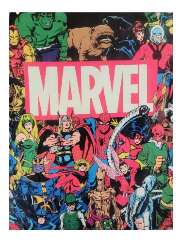 Marvel Universe Characters Legends Fleece Softest Comfy Throw Blanket for Adults | Measures 60 x 50 Inches
