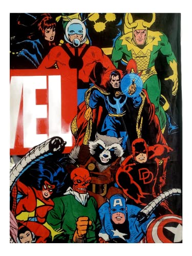 Marvel Universe Characters Legends Fleece Softest Comfy Throw Blanket for Adults | Measures 60 x 50 Inches