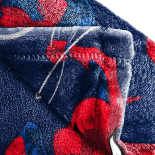 Marvel Spiderman Plush Throw Blanket - Measures 46 x 60 Inches - Kids Super Soft Fleece Superhero Bedding