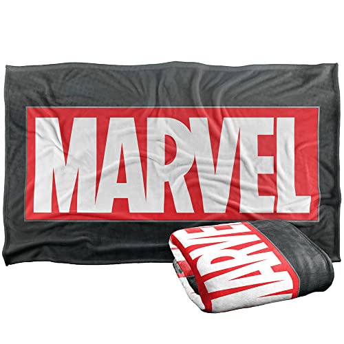 Marvel Avengers Blanket, 36"x58", Marvel Logo, Silky Touch Super Soft Throw Blanket