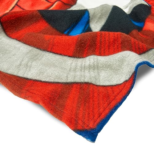 Northwest Comfy Throw Blanket with Sleeves, Adult (48 x 71 in), Captain America