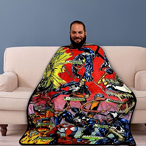 Marvel Venom Fleece Throw Blanket| Measures 60 x 45 Inches