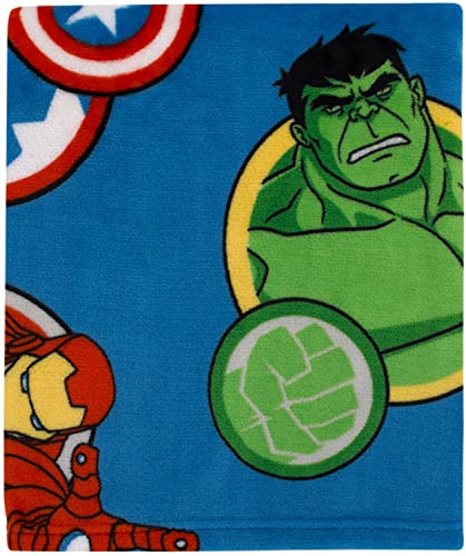 Marvel Avengers Toddler Blanket - 40” X 50” - Super Soft, Plush, Warm and Comfortable