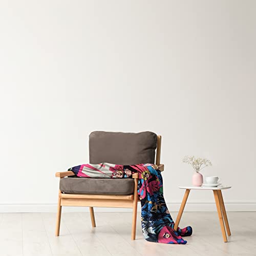 Marvel Universe Characters Legends Fleece Softest Comfy Throw Blanket for Adults | Measures 60 x 50 Inches