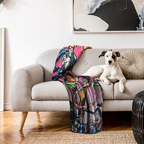 Marvel Venom Fleece Throw Blanket| Measures 60 x 45 Inches
