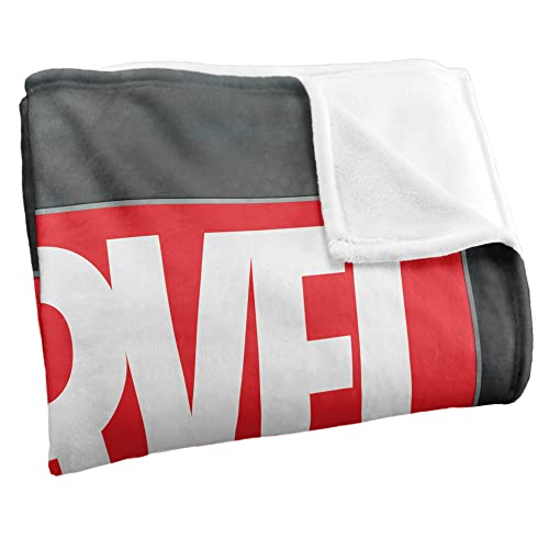 Marvel Avengers Blanket, 36"x58", Marvel Logo, Silky Touch Super Soft Throw Blanket