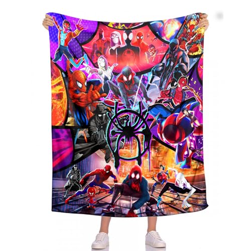 Papeno Hero Flannel Throw Blanket, Soft Blanket for Bed Couch Sofa, Lightweight Travel Blanket for Car, Breathable Air-Conditioning Blanket 40x50 Inches-2