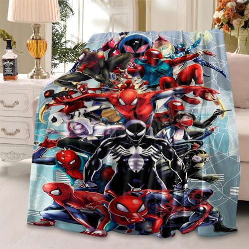 awhexhn Cartoon Flannel Blanket Anime Movie Throw Blanket Soft Comfortable Funny Plush Blanket Suitable for Home Decoration Bedroom Sofa Car 50 * 60 Inch