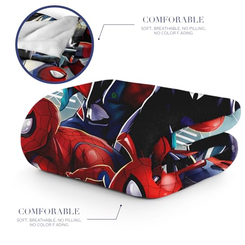 awhexhn Cartoon Flannel Blanket Anime Movie Throw Blanket Soft Comfortable Funny Plush Blanket Suitable for Home Decoration Bedroom Sofa Car 50 * 60 Inch